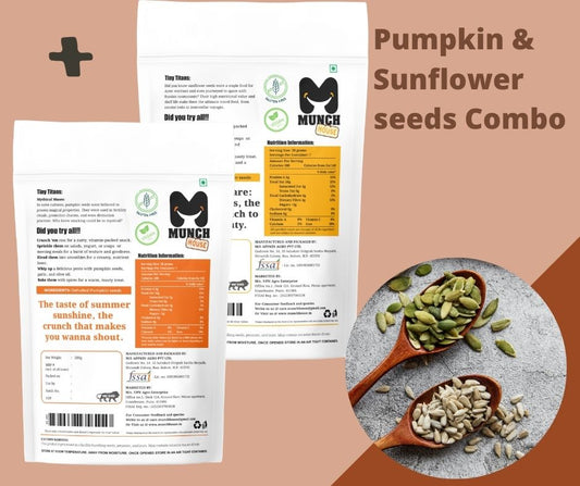 Sunflower seeds+ pumpkin seeds (1+1)